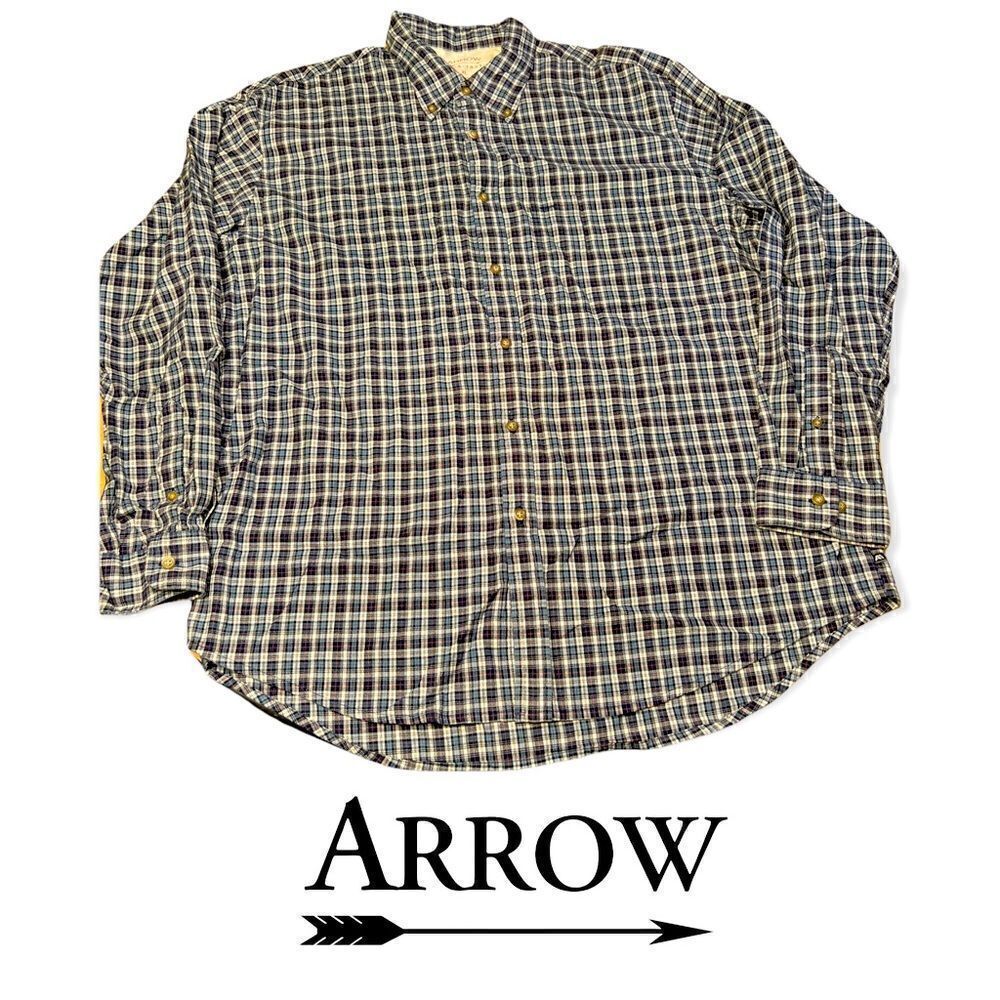 Arrow Plaid LS Men’s shirt XL